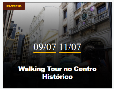 Walking Tour no Centro Histórico